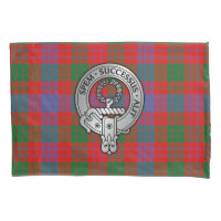 Clan Ross Wappen im Fall Tartan Pillow