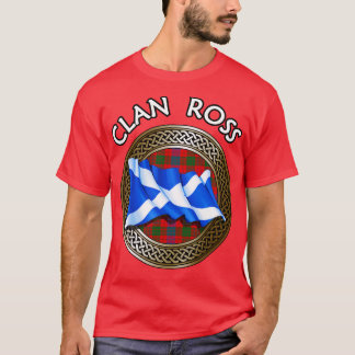 Clan Ross Wappen Tartan Knot 1 T-Shirt