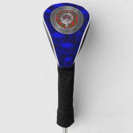 Clan Ross Wappen & Tartan Knot Golf Headcover