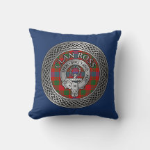 Clan Ross Wappen & Tartan Knot