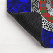 Clan Ross Wappen & Tartan Knot Mousepad (Ecke)