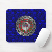 Clan Ross Wappen & Tartan Knot Mousepad (Mit Mouse)