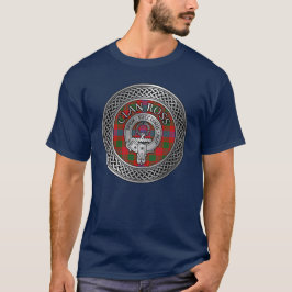 Clan Ross Wappen & Tartan Knot T-Shirt