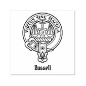 Clan Russell Crest Permastempel (Design)