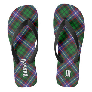 Clan Russell Tartan Badesandalen