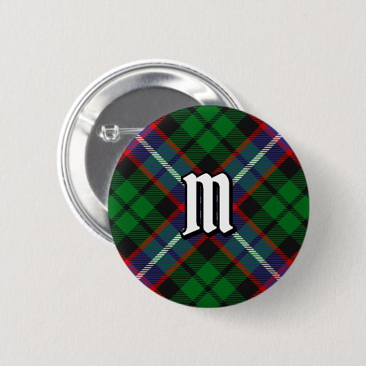 Clan Russell Tartan Button (Vorne & Hinten)