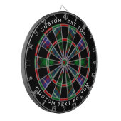 Clan Russell Tartan Dartscheibe (Vorderseite Links)