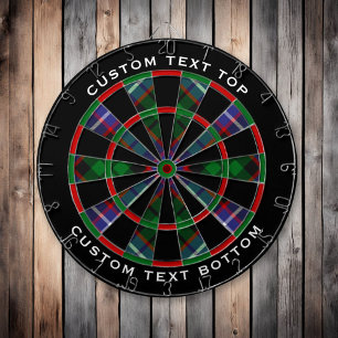 Clan Russell Tartan Dartscheibe