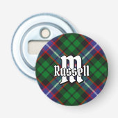 Clan Russell Tartan Flaschenöffner (Vorderseite)