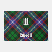 Clan Russell Tartan Fußmatte (Vorderseite)
