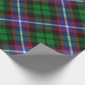 Clan Russell Tartan Geschenkpapier (Ecke)