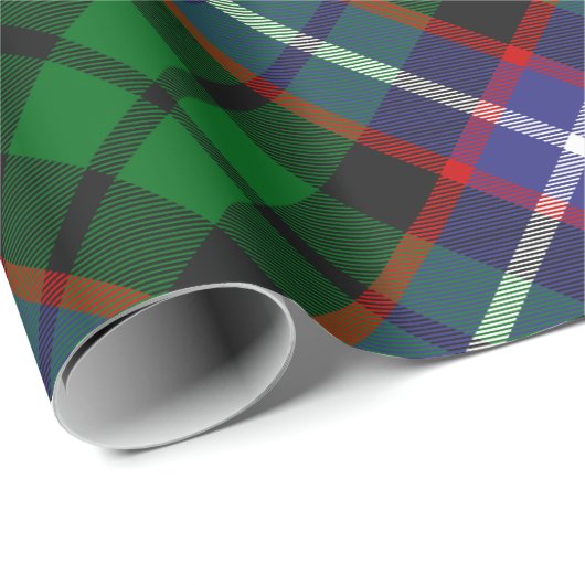 Clan Russell Tartan Geschenkpapier (Rolleneckpunkt)