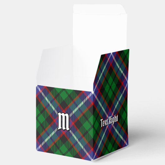 Clan Russell Tartan Geschenkschachtel (Geöffnet)