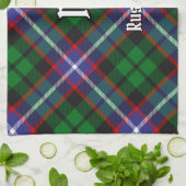 Clan Russell Tartan Geschirrtuch (Gefaltet)