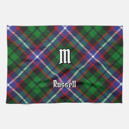 Clan Russell Tartan Geschirrtuch (Horizontal)