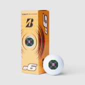 Clan Russell Tartan Golfball (Verpackungen)