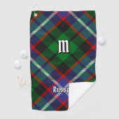 Clan Russell Tartan Golfhandtuch (Insitu)