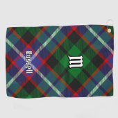 Clan Russell Tartan Golfhandtuch (Horizontal)