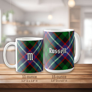 Clan Russell Tartan Kaffeetasse