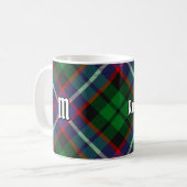 Clan Russell Tartan Kaffeetasse (Vorderseite Links)