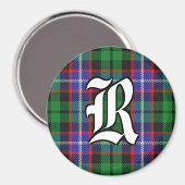 Clan Russell Tartan Kariert Accents Magnet (Vorderseite/Rückseite)
