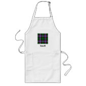 Clan Russell Tartan Lange Schürze (Vorne)