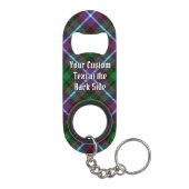Clan Russell Tartan Mini Flaschenöffner (Rückseite)