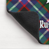 Clan Russell Tartan Mousepad (Ecke)
