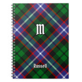 Clan Russell Tartan Notizblock (Vorderseite)