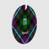 Clan Russell Tartan Ornament (Vorderseite)