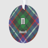 Clan Russell Tartan Ornament (Vorderseite)