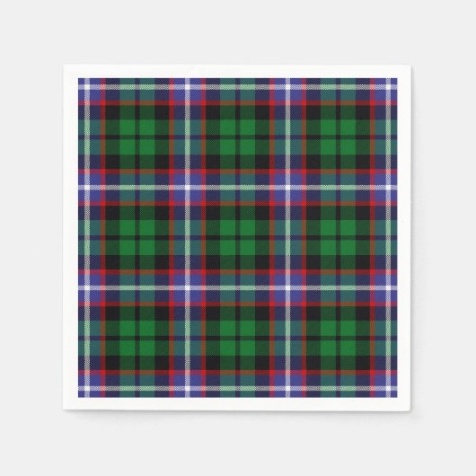 Clan Russell Tartan Serviette (Vorderseite)