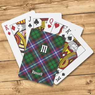 Clan Russell Tartan Spielkarten