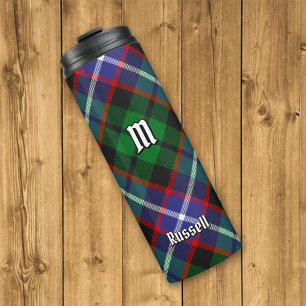 Clan Russell Tartan Thermosbecher