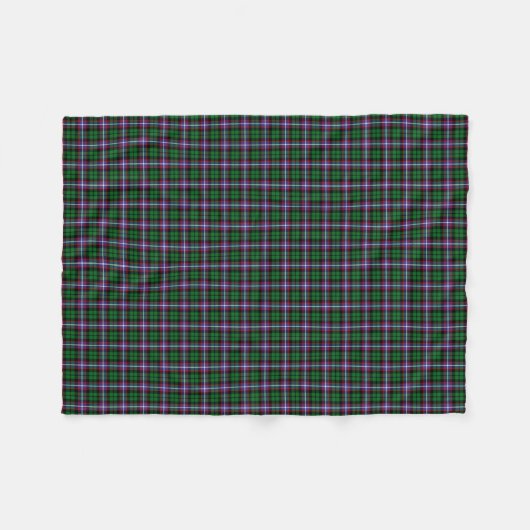 Clan-RussellTartan Fleecedecke (Vorderseite (Horizontal))