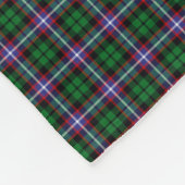 Clan-RussellTartan Fleecedecke (Ecke)