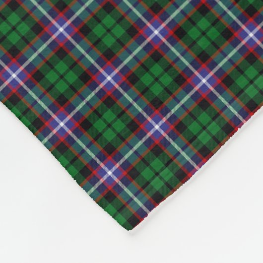 Clan-RussellTartan Fleecedecke (Ecke)