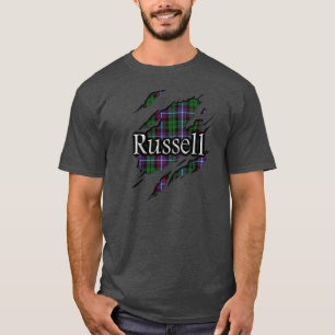 Clan-Russelltartan-Geist-Shirt T-Shirt