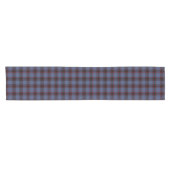 Clan Rutherford Royal Blue Scottish Tartan Kurzer Tischläufer (Horizontal)