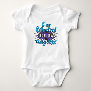 Clan Rutherford Tartan Burst Vintag zum Geburtstag Baby Strampler