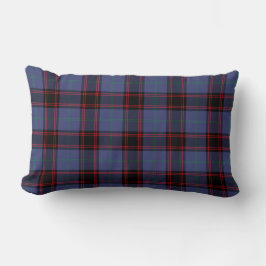 Clan Rutherford Tartan Royal Blue und Black Karier Lendenkissen