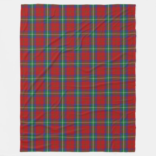 Clan Ruthven Tartan Fleecedecke (Vorderseite)