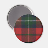 Clan Ruthven Tartan Magnet (Vorderseite/Rückseite)