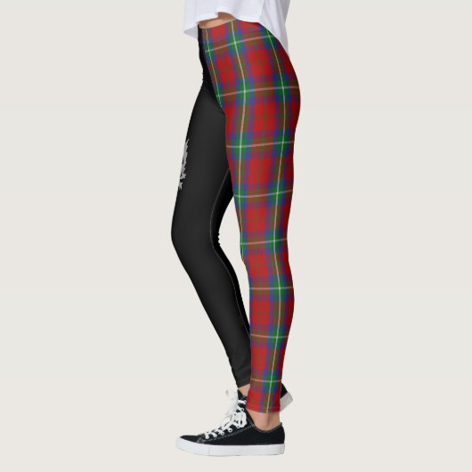 Clan Ruthven Wappen & Tartan Leggings (Links)