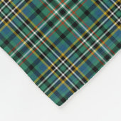Clan Scott Ancient Tartan Green Scott Kariert Fleecedecke (Ecke)