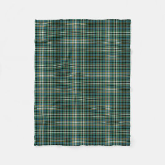 Clan Scott Ancient Tartan Green Scott Kariert Fleecedecke (Vorderseite)