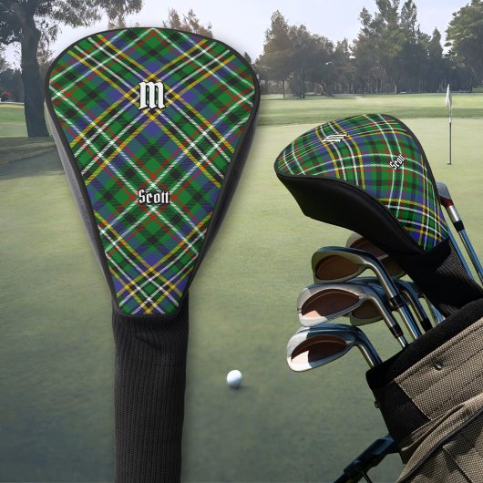 Clan Scott Green Golf Head Cover Headcover