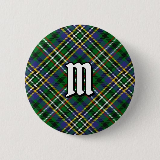 Clan Scott Green Tartan Button (Vorderseite)
