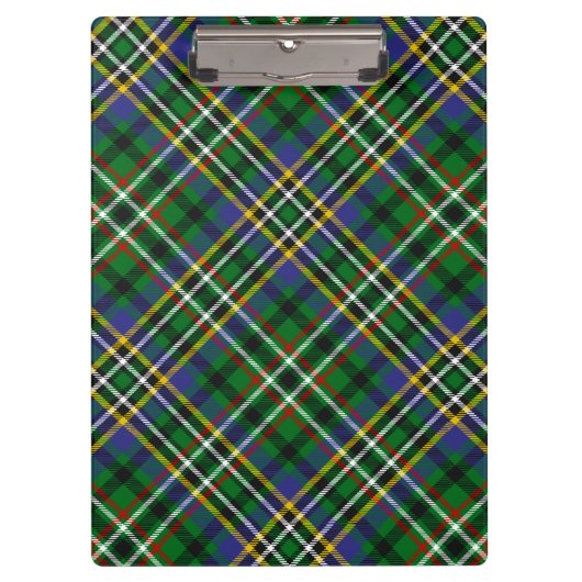 Clan Scott Green Tartan Clipboard Klemmbrett (Vorderseite)