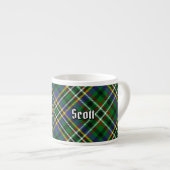 Clan Scott Green Tartan Espresso Cup Espressotasse (Vorderseite Rechts)